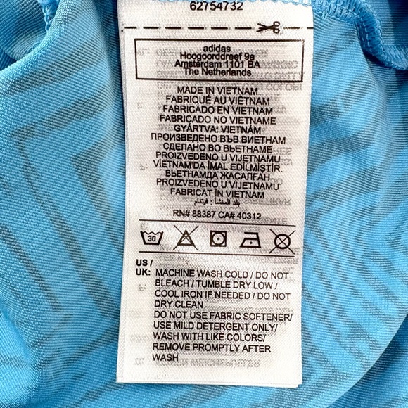 Adidas Ultra 365 Performance All Over Print Chevron Polo Golf Shirt Men L  NWT - Picture 15 of 16